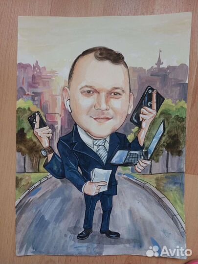 Рисую на заказ Оригинальный и тёплый подарок-шарж