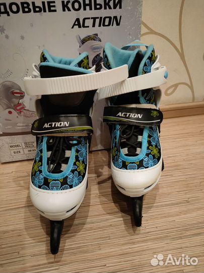 Ледовые Коньки детские раздвижные 30-33