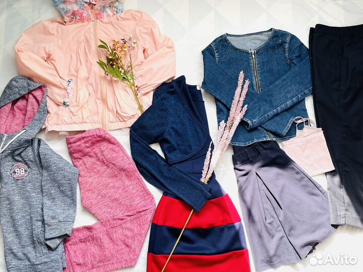 Одежда для девочки пакетом 134 140 146 152