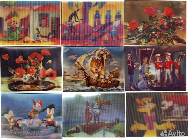 Стерео 3D открытки и календари