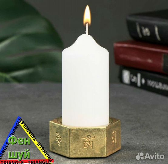 Силиконовая форма молд Подсвечник Фен шуй