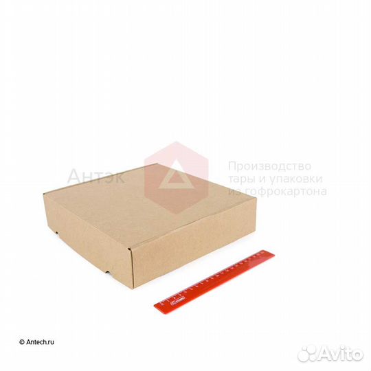 Самосборная коробка 255*255*60 мгк Т24E бурый