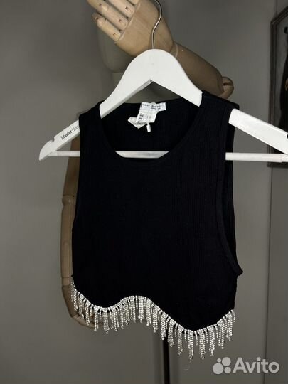 Zara топ с блестками