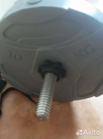 Штанга с блинами