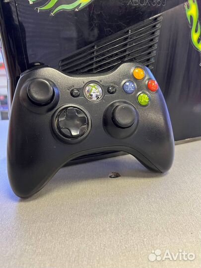 Xbox 360 slim 250gb + 9 игр