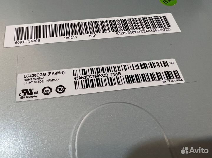 LED В сборе LC430EGG (FK)(M1) 43SK7900PLA