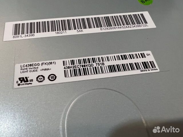 LED В сборе LC430EGG (FK)(M1) 43SK7900PLA