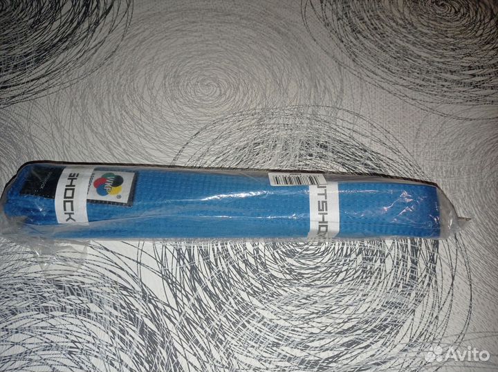 Пояс для единоборств синий