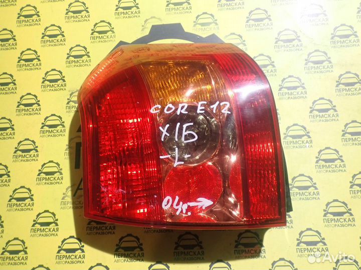 Фонарь задний левый Toyota Corolla E12 2001-2007