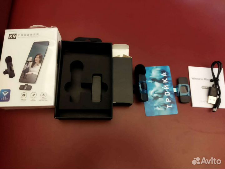 Микрофон петличный K 9 новый+ бесплатная доставка