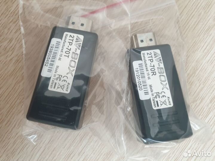 Удлинитель hdmi по витой паре AV-BOX 2TP-70RT