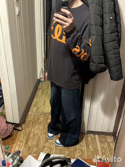 Джинсы широкие sk8