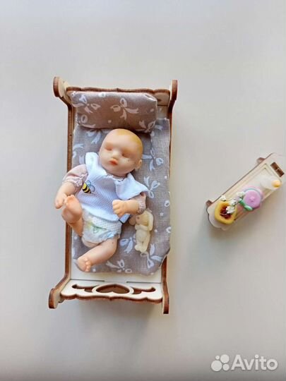 Кукла реборн мини