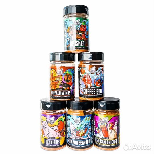 Сухие маринады Chili Hooligans