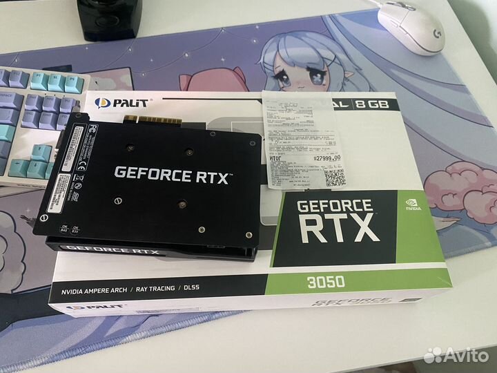 Видеокарта rtx 3050 palit
