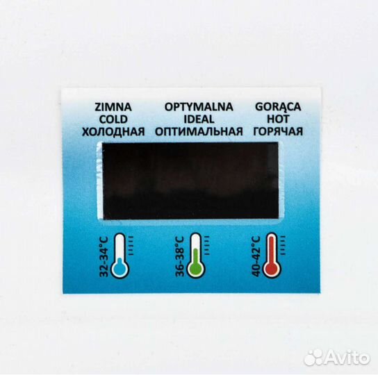 Ванна детская со сливом и термометром 102 см