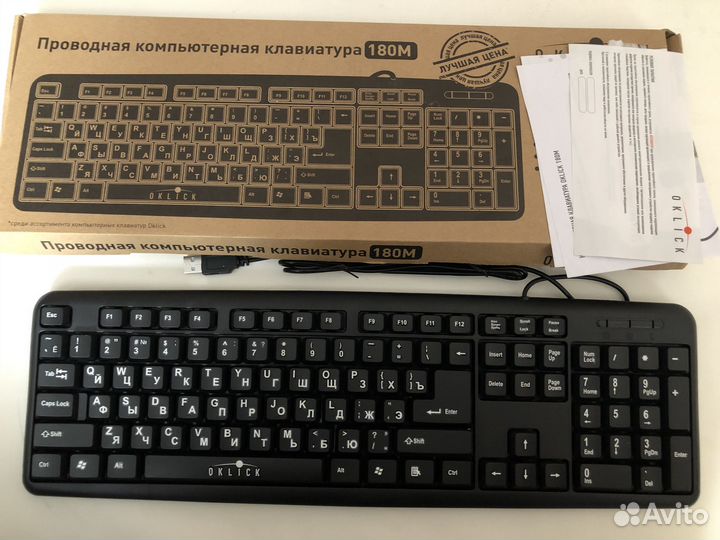 Клавиатура Оклик 180М