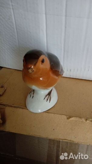 Статуэтки 2 птички фарфор СССР