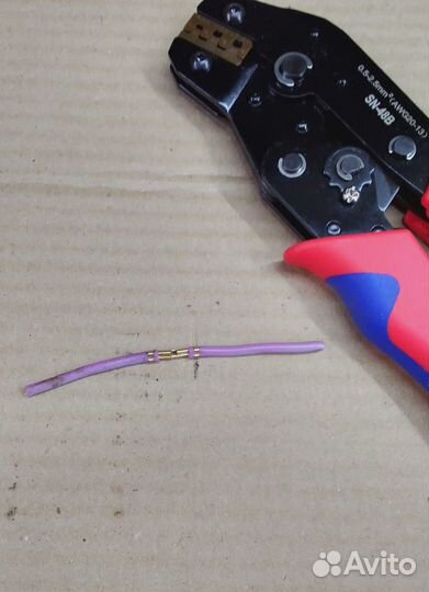 Кримпер с храповым механизмом sn48b 0,5-2,5 мм