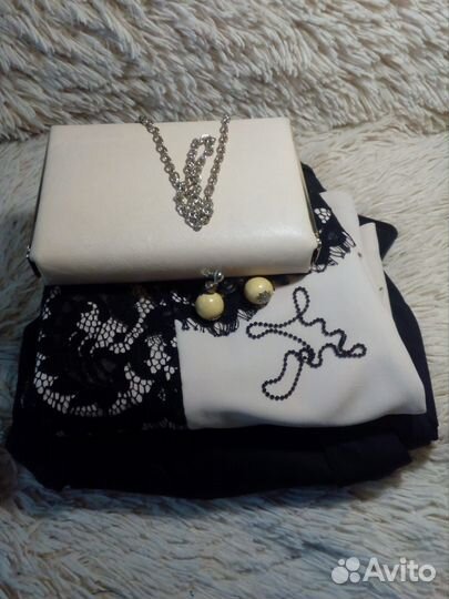 Вещи пакетом 5 шт сет платье+жакет S (42-44)