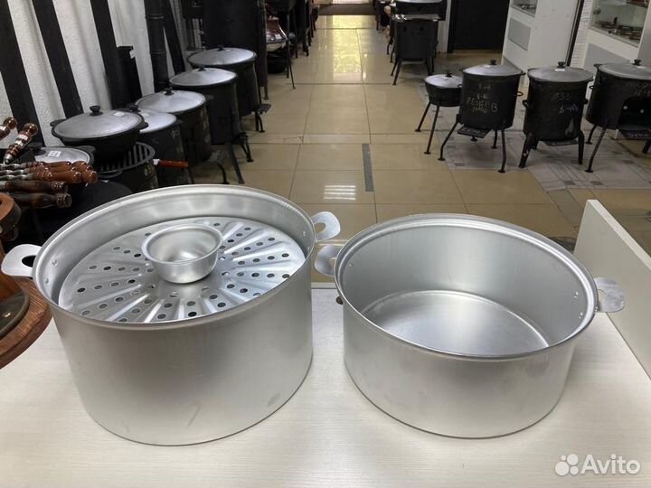 Мантоварка 10 литров 4 диска