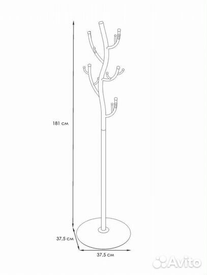 Вешалка напольная
