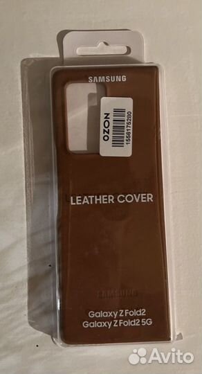 Чехол Samsung Leather Cover для Galaxy Z Fold2