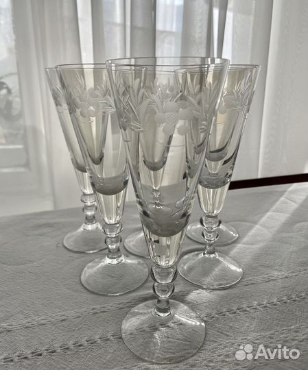 Фужеры СССР свадебные