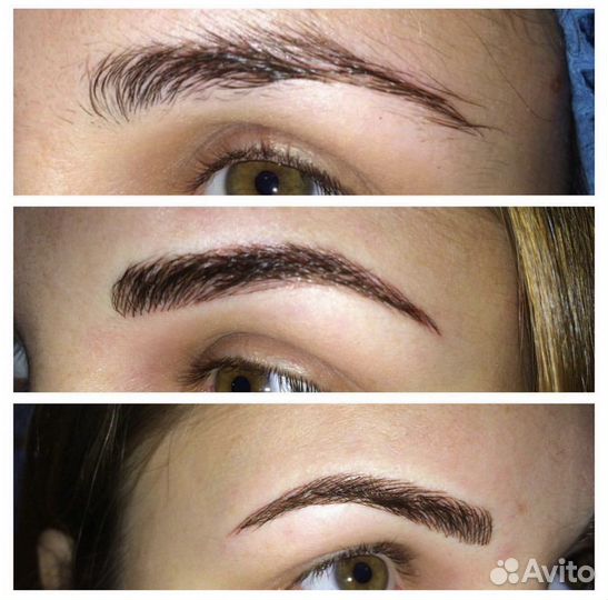 Перманентный макияж бровей, век, губ