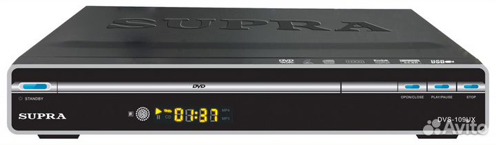 DVD-плеер supra DVS-109UX, караоке, читает с usb