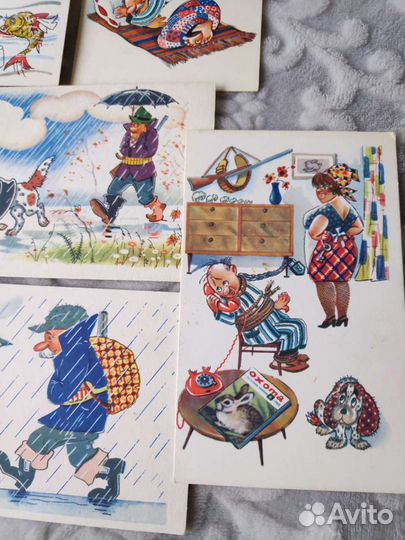 Коллекция открыток 1968 г, набор