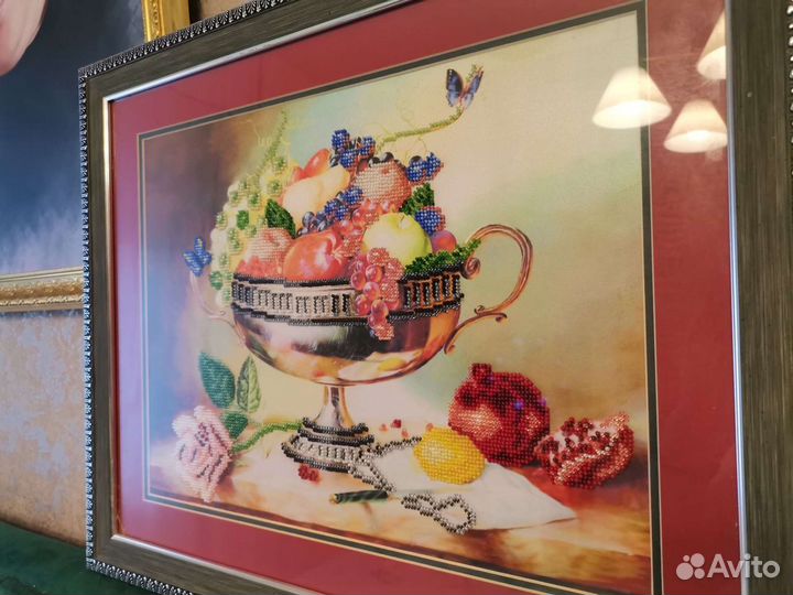 Картины вышитые бисером