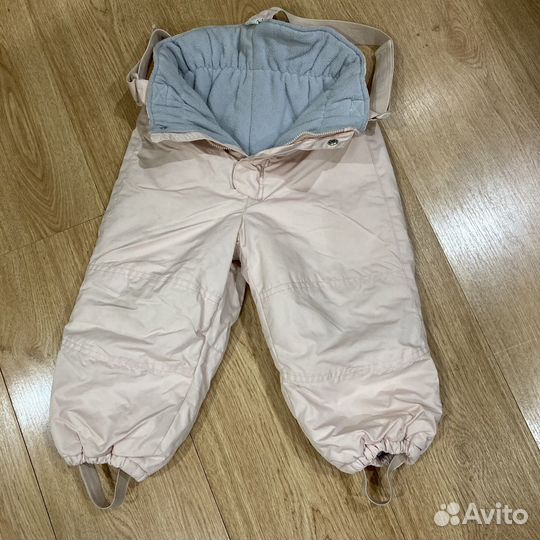 Зимние штаны на девочку 92