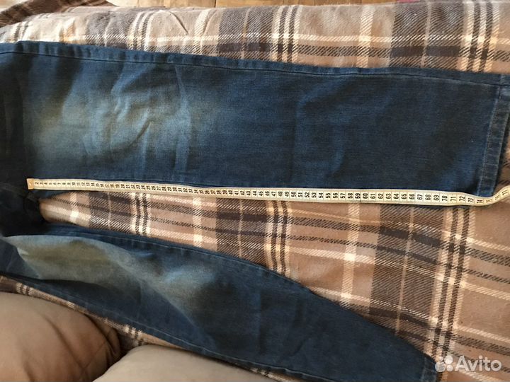 Полукомбинезон джинсовый мужской 46-48ращмер