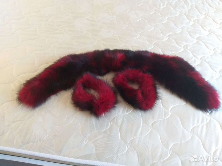 Меховой воротник песец