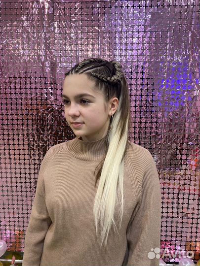 Афрохвост, брейды, косы с канекалоном