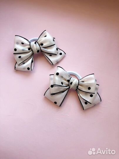 Школьные бантики ручной работы