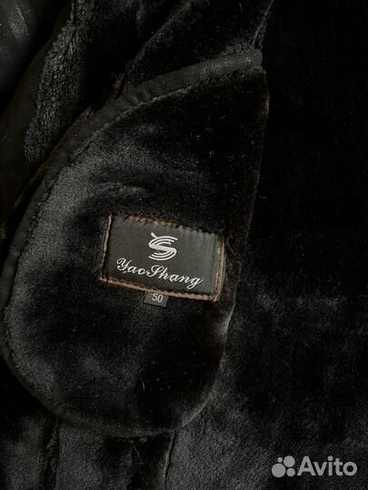 Дубленка теплая женская 50