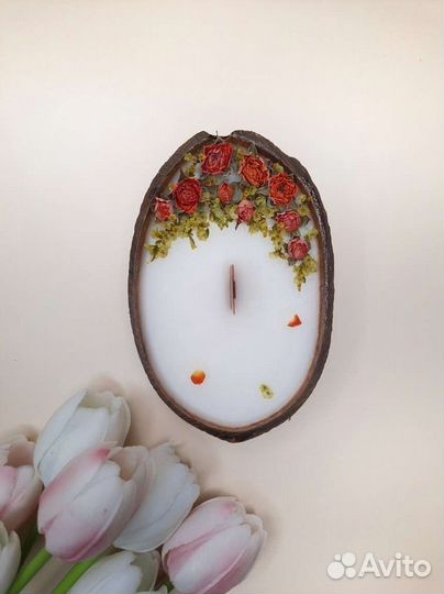 Свеча в кокосе