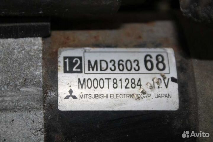 Стартер mitsubishi. 4G15-T 4G18 4G19 4G93 4G94. li