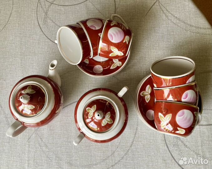 Чайный сервиз вербилки СССР