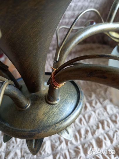 Люстра потолочная бу