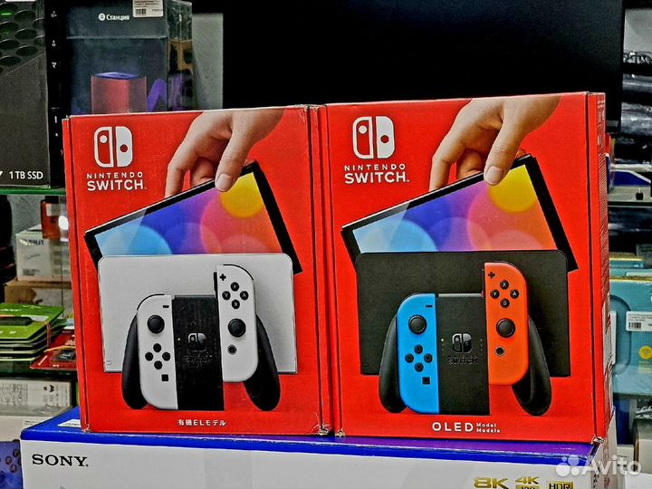 Nintendo switch Oled + чип + 256gb