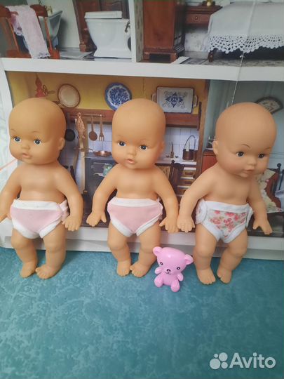 Пупсики тройняшки