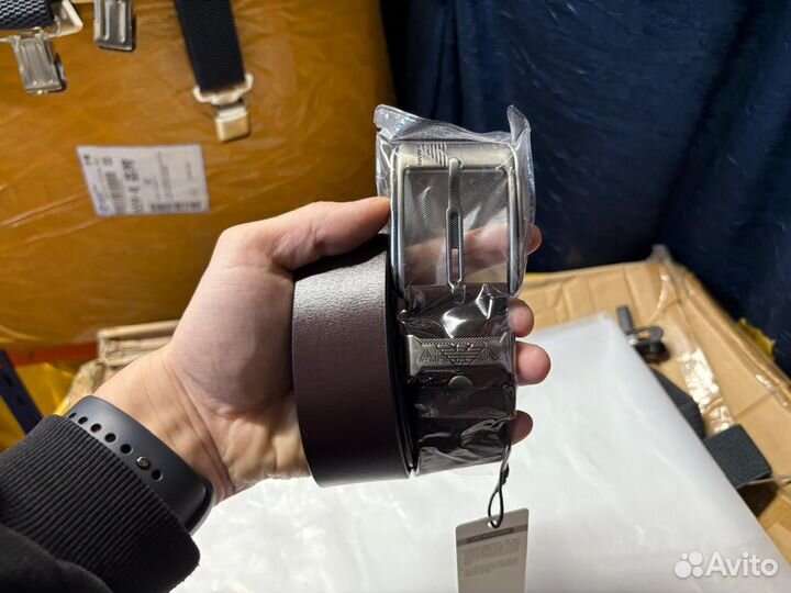 Мужской кожаный ремень