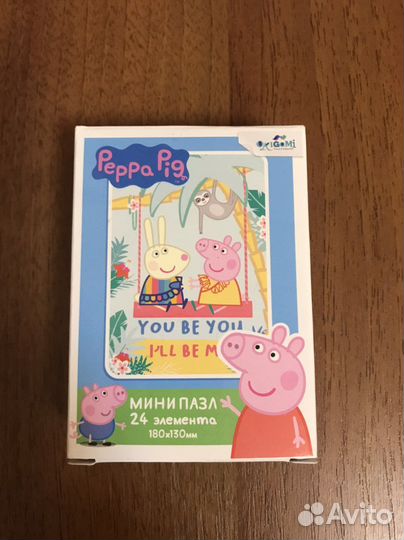 Пазлы детские -Свинка пеппа