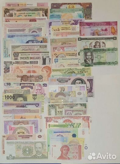 Банкноты 50 стран мира