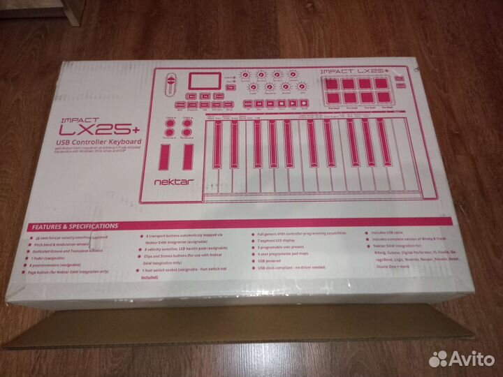 Миди клавиатура Nektar lx25+