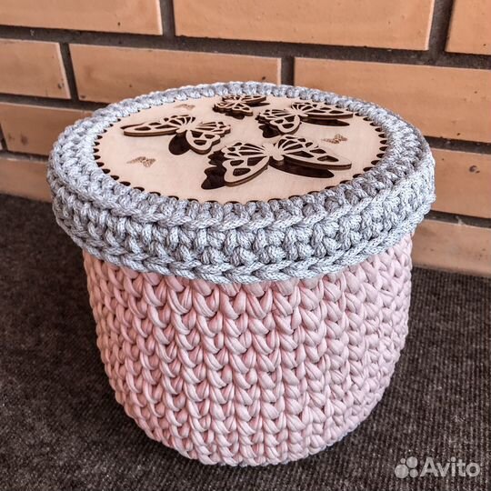 Корзинки вязаные в наличии и под заказ