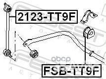 Тяга стабилизатора передняя 2123TT9F Febest